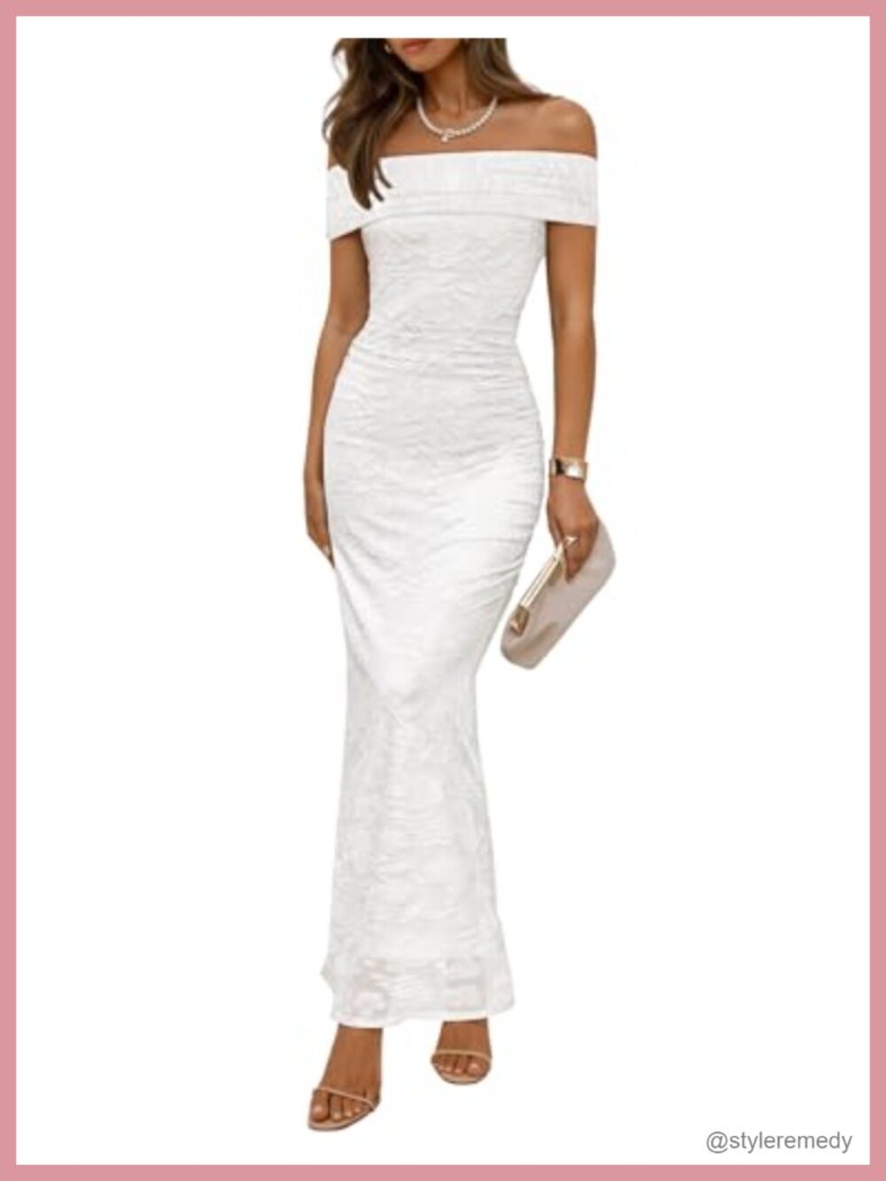 Off Shoulder Floral Bodycon Ruched Mesh Maxi Dress Formal Cocktail